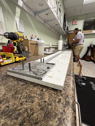 Building clubs at the fitting bench